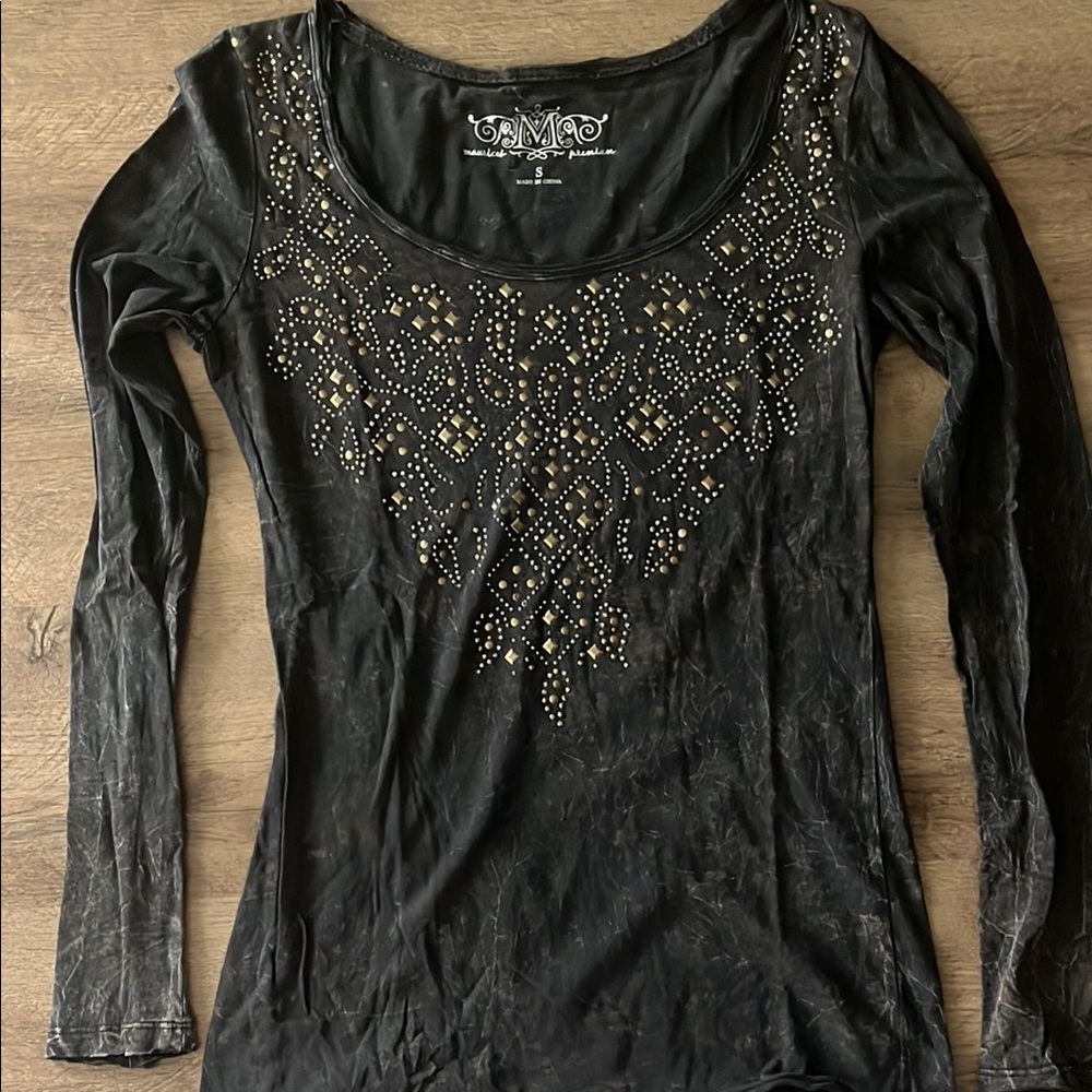 Maurice’s Embellished Long Sleeve Top